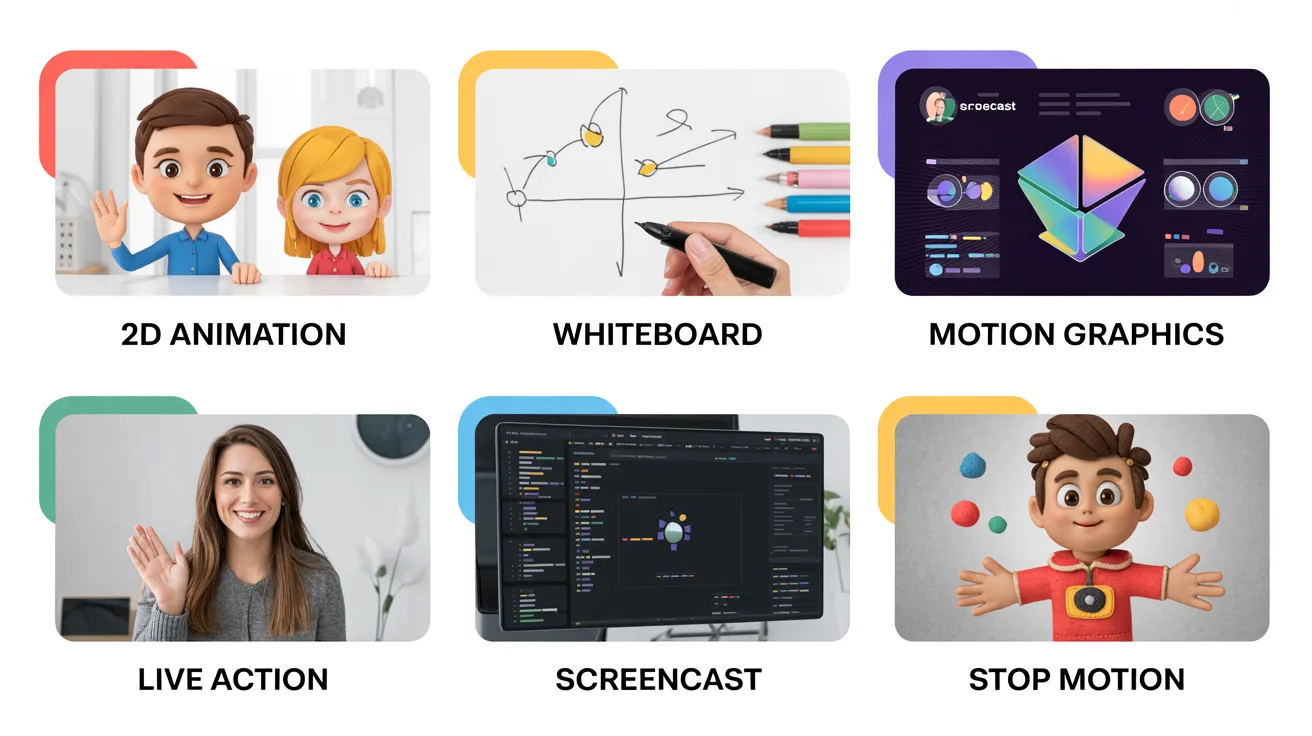 Types of Explainer Videos and How to Pick the One For Your Brand