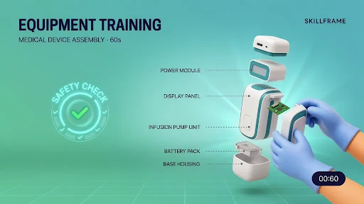 3D animated microlearning video