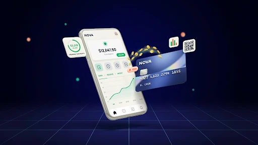Fintech product in 3D animation