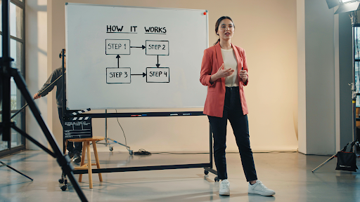 A live-action explainer video