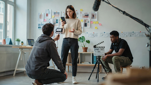An example of live action marketing content