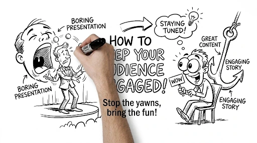 Whiteboard Animation Stories Keep the Audience Engaged